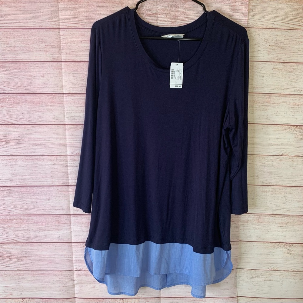Christopher & Banks NWT Blouse Size‎ Large